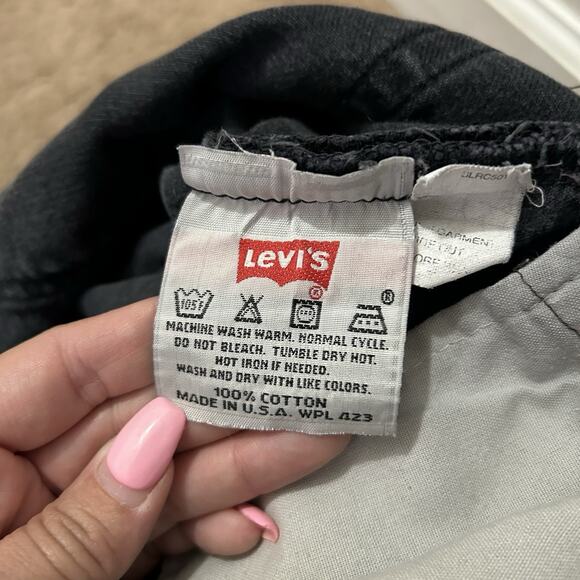 Vtg 1999 Levi’s 501 XX Fly Button Made in USA Denim Black 36 X 30 (Measures 34”) - Picture 7 of 12